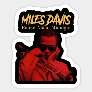 Round About Midnight Sticker